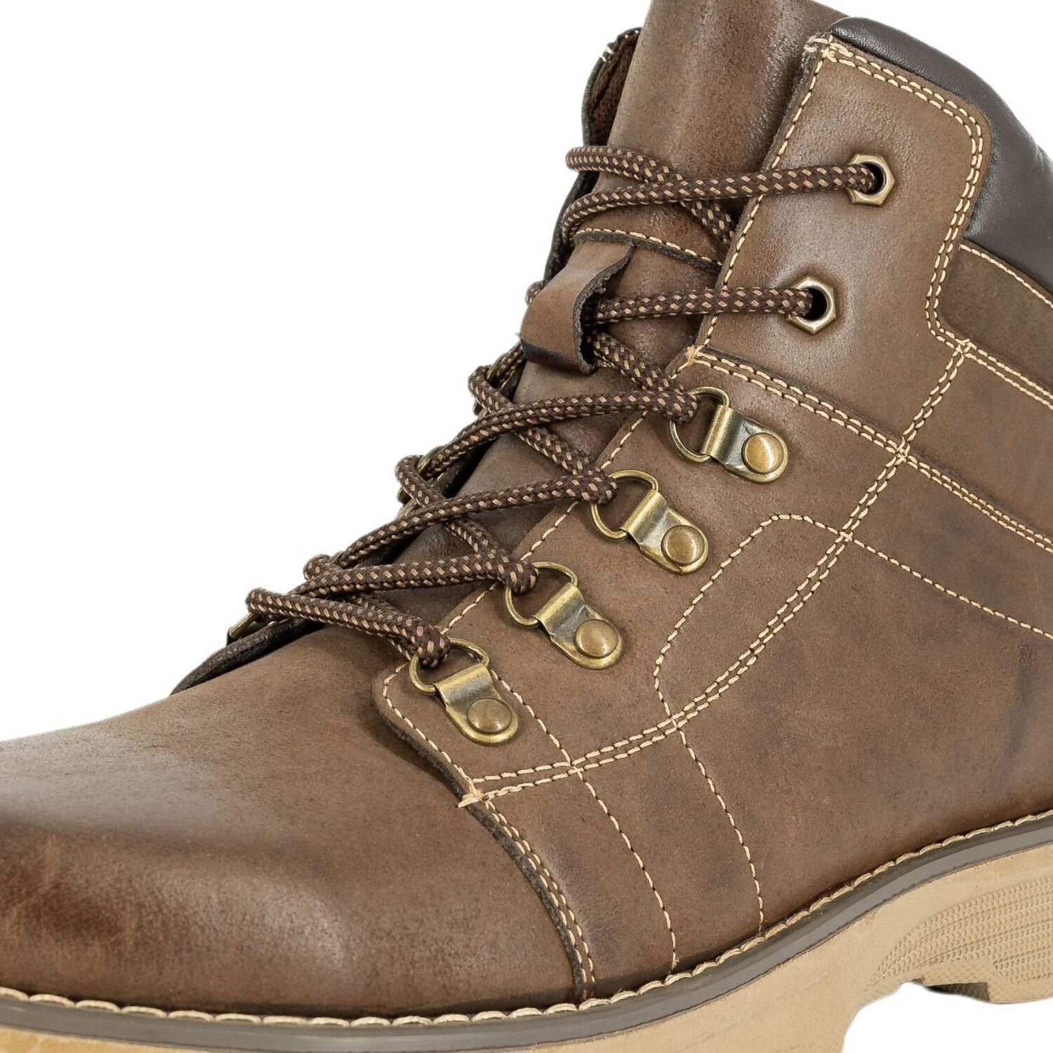 Botin De Cuero Leon Caf&eacute; London Adixt image number 3.0