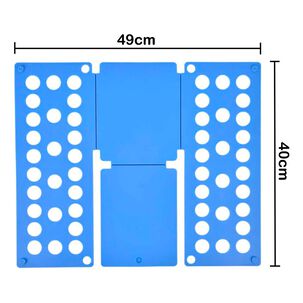 Organizador Doblador Ropa Infantil Tabla Plegable Azul
