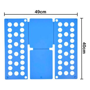 Organizador Doblador Ropa Infantil Tabla Plegable Azul
