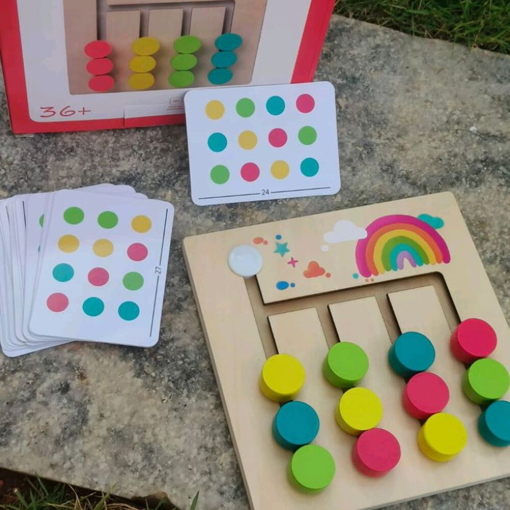 Patrones De Colores Combinación Juego Para Niños Montessori image number 6.0