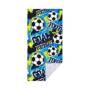 Toalla De Playa Casaideal Football / 75 X 150 Cm