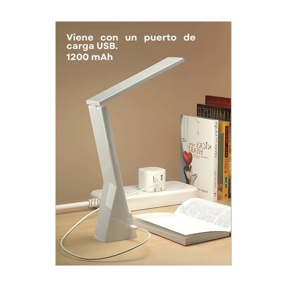 Lampara Led De Mesa Nocturna Escritorio Protecci&oacute;n Ocular image number 4.0