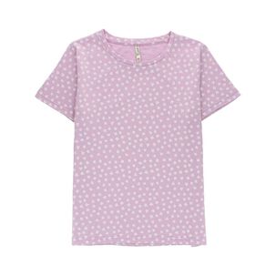 Polera Microprint Manga Corta Cuello Redondo Mujer Freedom
