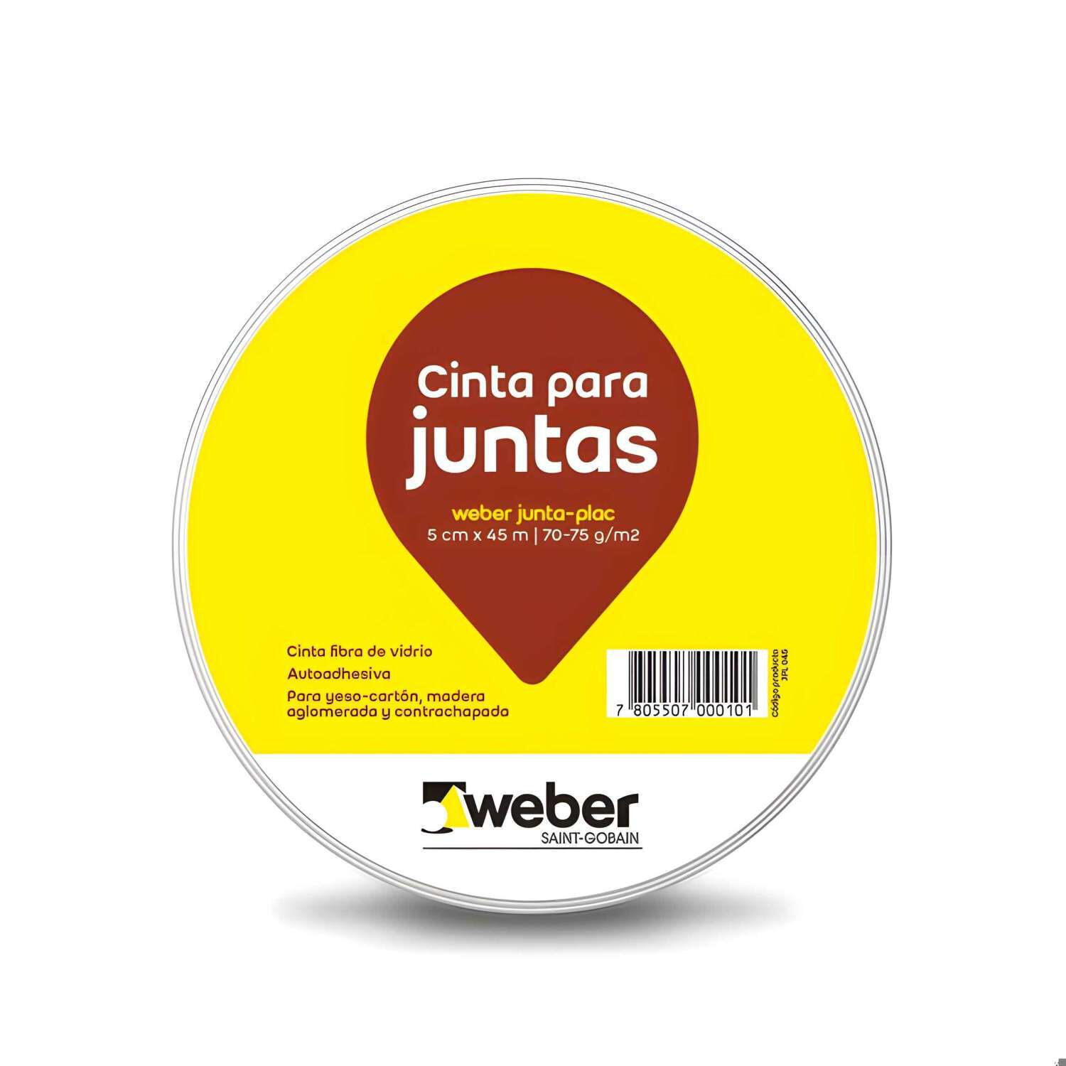 Cinta Para Juntas (juntaplac) 5cms X 152mts - Weber image number 0.0