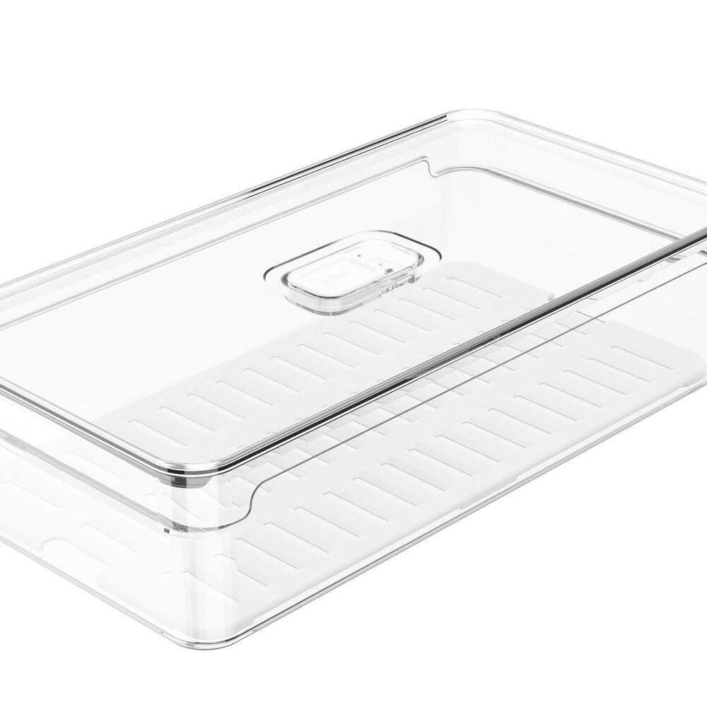 Organizador De Refrigerador Clear Fresh Con Tapa 30 X 15 X 7 Cm image number 0.0