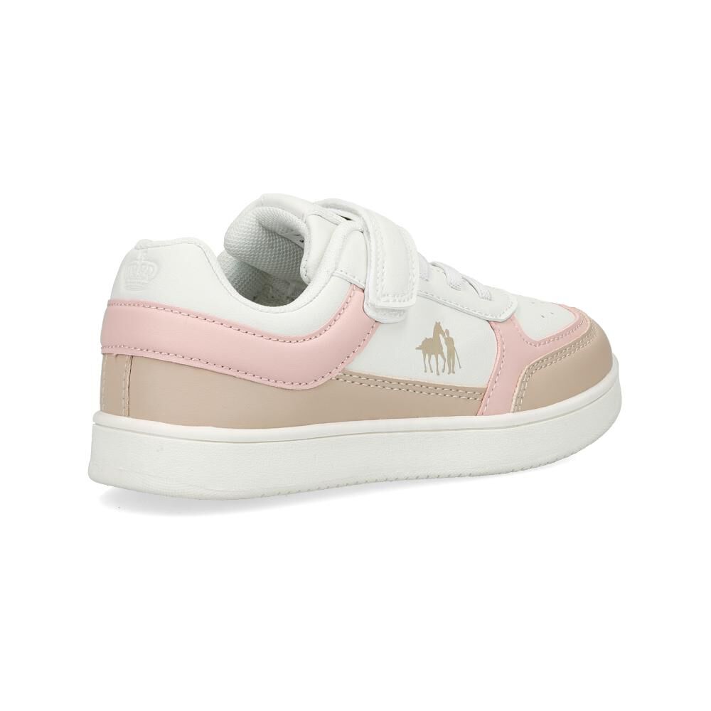 Zapatilla Infantil Niña The King's Polo Club Pink image number 3.0