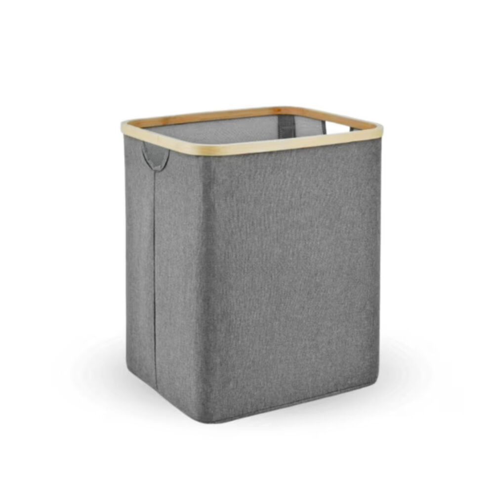 Cesta Canasta Para Ropa Sucia Elegante Lavandería Gris image number 0.0