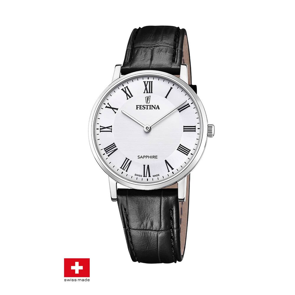Reloj F20012/2 Festina Swiss Blanco Hombre Swiss Made image number 0.0