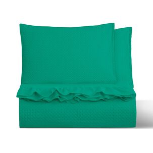Cubrecama Quilt Reversible King 250 X 240 Cm Verde - Magic Collection Martin&eacute;
