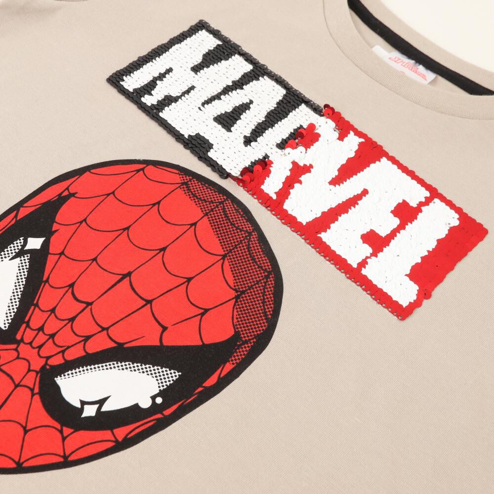 Polera Mc Niño Reversible Sequ Spiderman image number 3.0