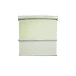 Cortina Roller Blackout Doble Tela Con Cenefa 200x200 Beige