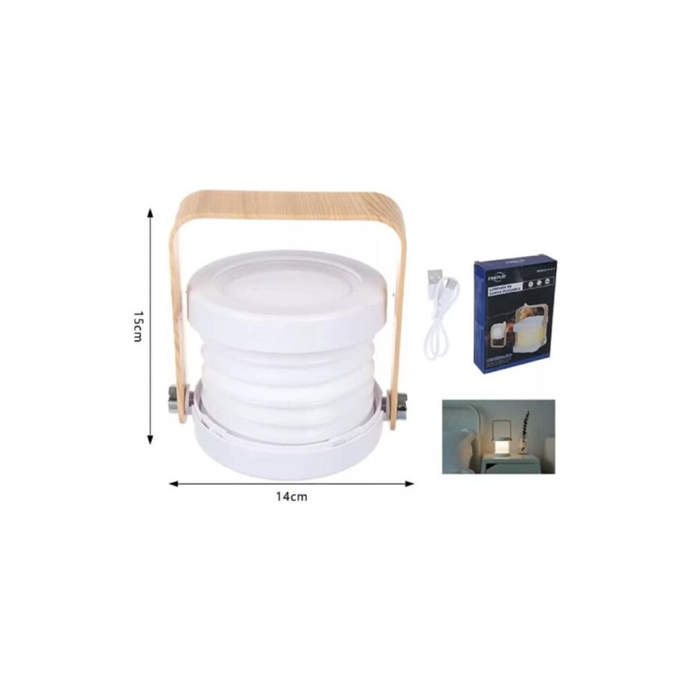 L&aacute;mpara De Mesa Plegable 4 En 1 Luz Telesc&oacute;pica Port&aacute;til image number 4.0