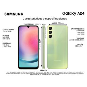 Smartphone Samsung Galaxy A24 / 128 GB / Liberado