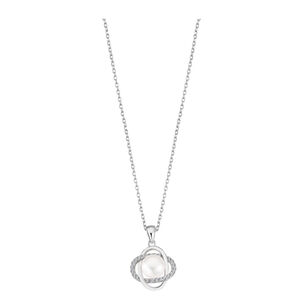 Collar Lp3094-1/1 Lotus Silver Mujer Pearls