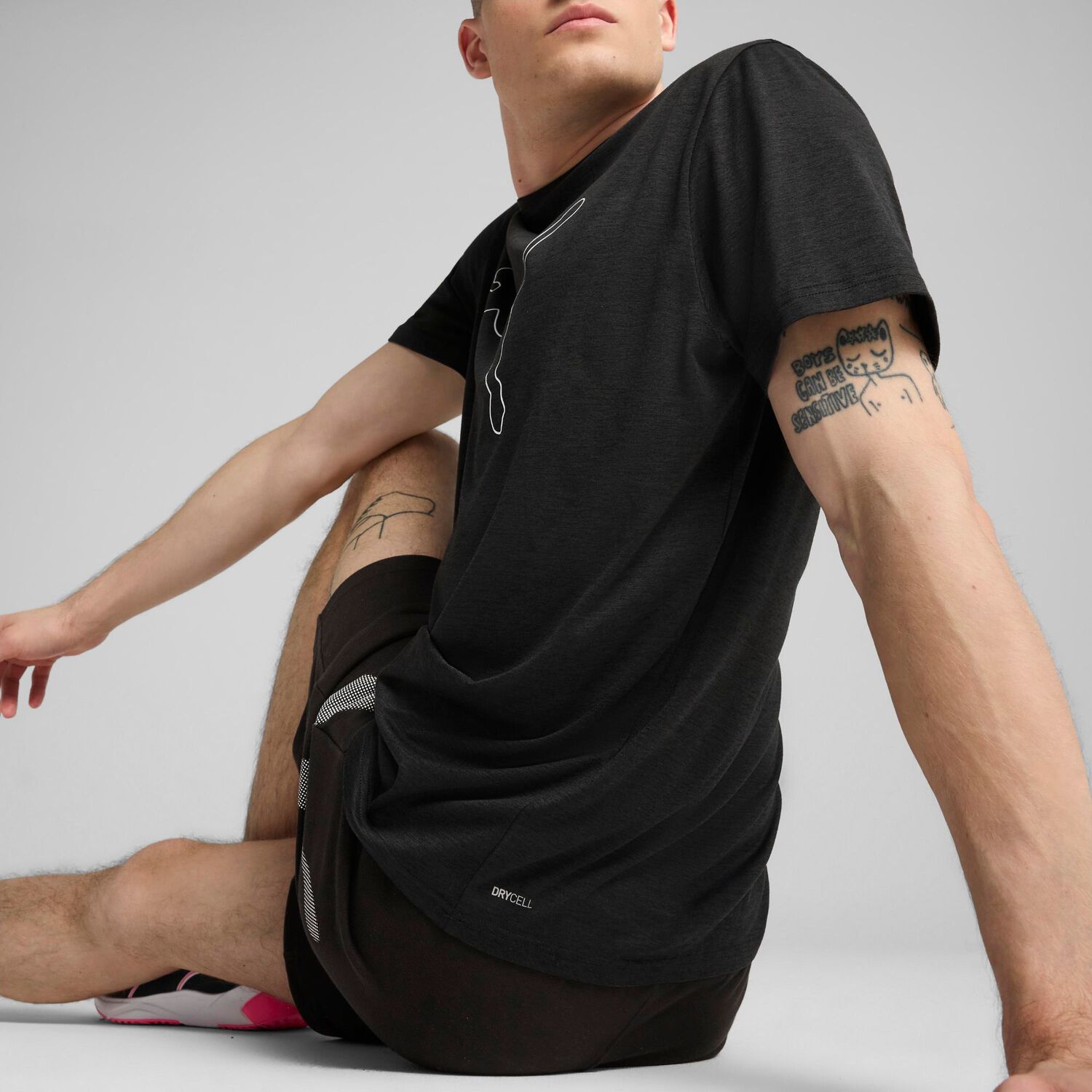 Polera Puma Hombre Train All Day Essentials Cat image number 3.0