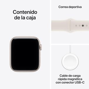 Apple Watch Se 3 Gps 40mm Sport Band Talla M/l - Color Blanco Estelar