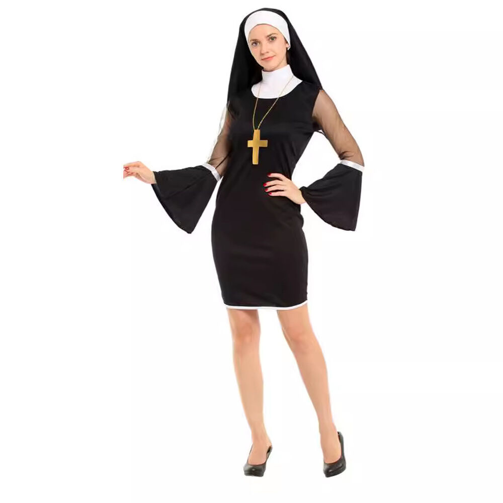 Disfraz Cosplay Monja Sexy image number 8.0