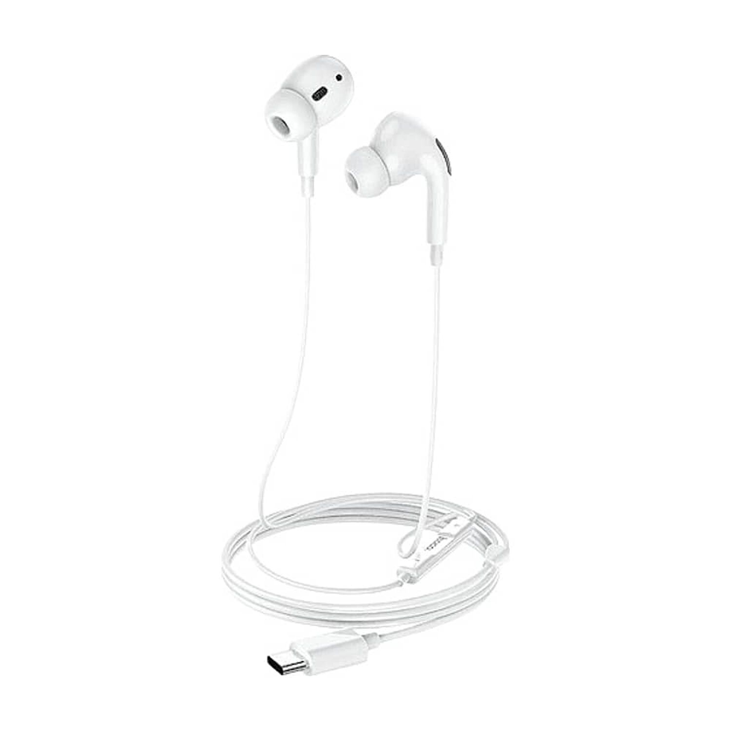Aud&iacute;fonos Pro M1 Tipo C Serie Original Hoco Blanco image number 2.0