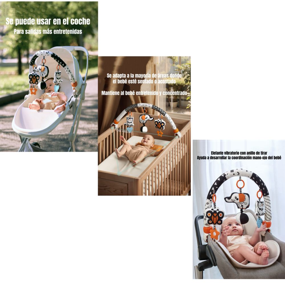 Móvil Para Cuna Coche Multifuncional Tm330 Lubabycas image number 4.0