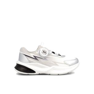 Zapatilla Ni&ntilde;o Bubblegummers Dynamic Plateado/blanco