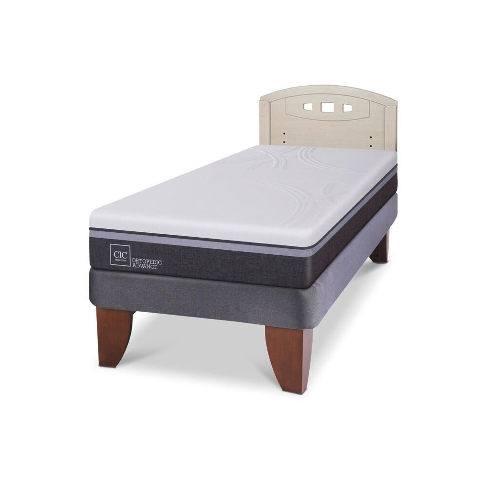 Cama Europea Cic Ortopedic Advance / 1.5 Plazas / Base Normal + Respaldo image number 4.0