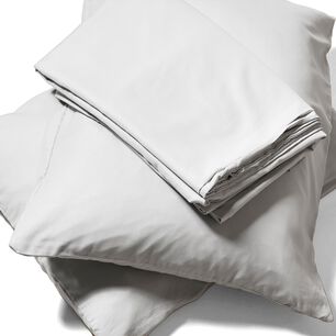 Juego De S&aacute;banas Nautica 3piezas Microfibra 1,5 Plazas Blanca