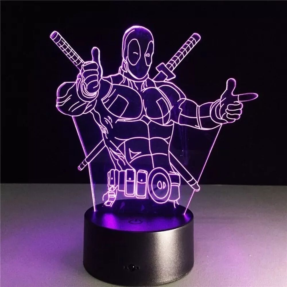 Lampara 3d Deadpool image number 1.0