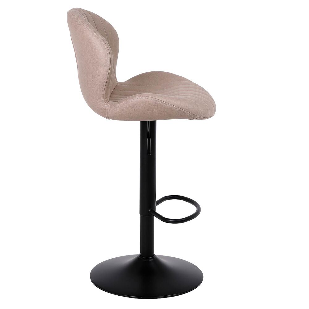 Pack 2 Pisos De Bar Lounge Con Respaldo Y Reposapi&eacute;s Beige image number 2.0