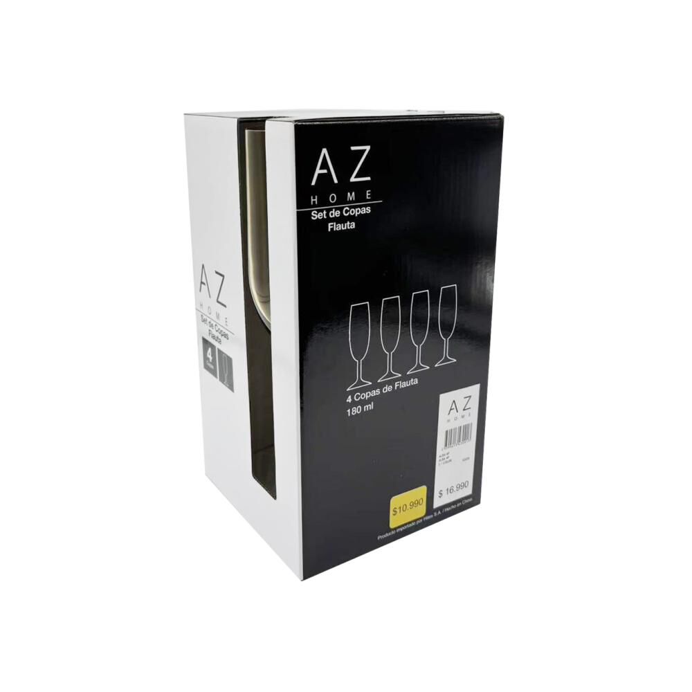 Set De Copas Azhome Alba / 4 Piezas / 190ml image number 1.0