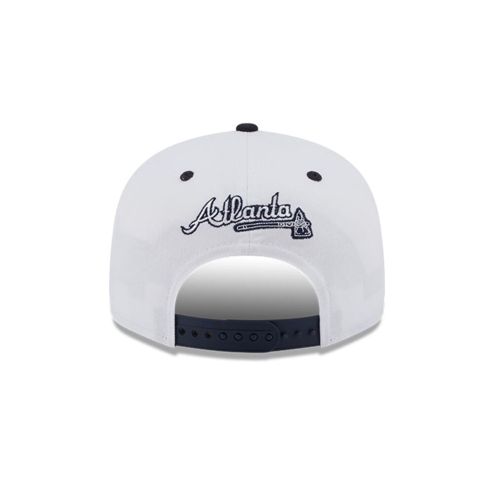 Gorra 9fifty Atlanta Braves Mlb White Crwn Patch White image number 4.0