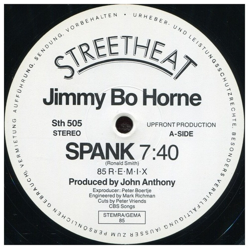 Jimmy "bo" Horne - Spank | 12" Maxi Single Vinilo Usado image number 2.0