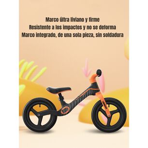 Bicicleta De Equilibrio 2-6 A&ntilde;os Aro 12 Lubabycas Naranja