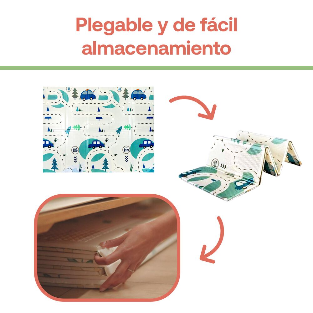 Alfombra Antigolpe Plegable Extra Grueso Premium Auto Monta&ntilde;a image number 4.0