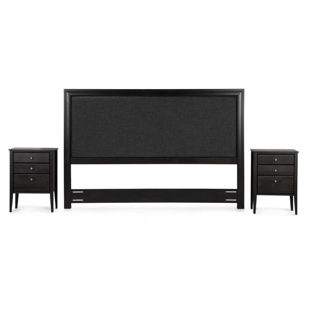 Cama Europea Rosen Nolita / 2 Plazas / Base Dividida + Set De Maderas Nolita Grafito image number 6.0