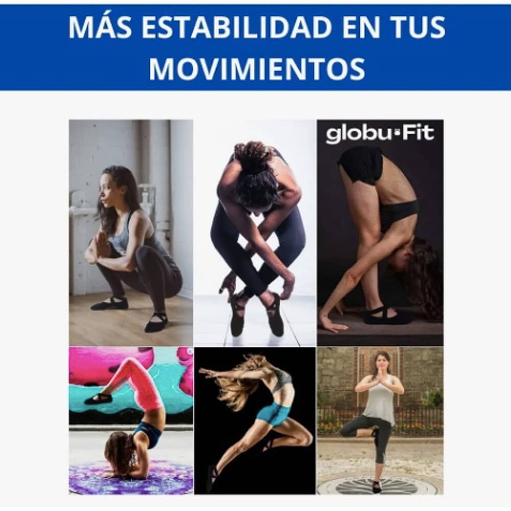 Calcetines Antideslizantes Para Yoga Pilates Set 3 Pares image number 2.0