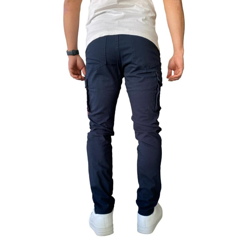 Pantalón Cargo Slim Fit Mosaico Tela Elasticada image number 20.0