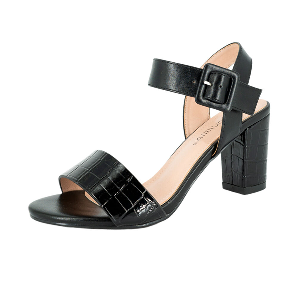 Sandalia De Vestir Lanin Negro Alquimia image number 0.0