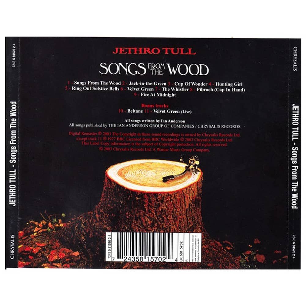 Jethro Tull - Songs From The Wood | Cd image number 1.0