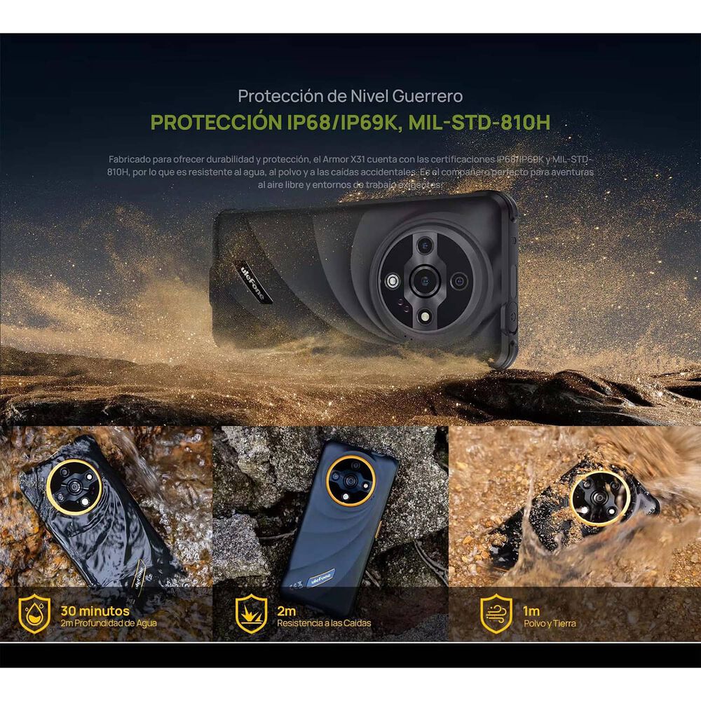 Ulefone Armor X31 - Resistencia Extrema, 64mp Y Bater&iacute;a De 6050mah image number 3.0