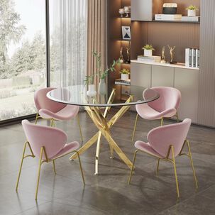 Mesa Dubai Gold Redonda 120cm