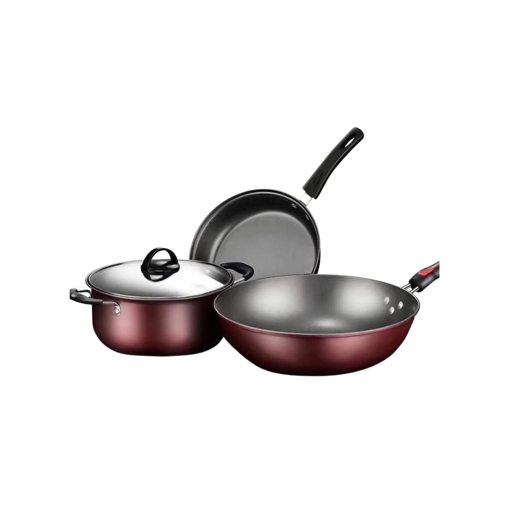 Set De Cocina Olla Sartén Wok Anti Adherente image number 0.0