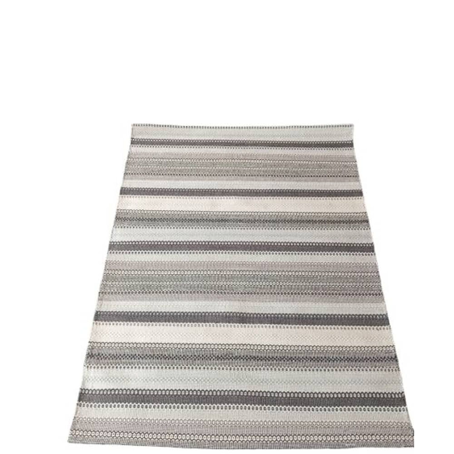 Alfombra Kelim Grande Gris/negro image number 2.0