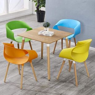 Mesa Cuadrada 80x80 Mdf Wood