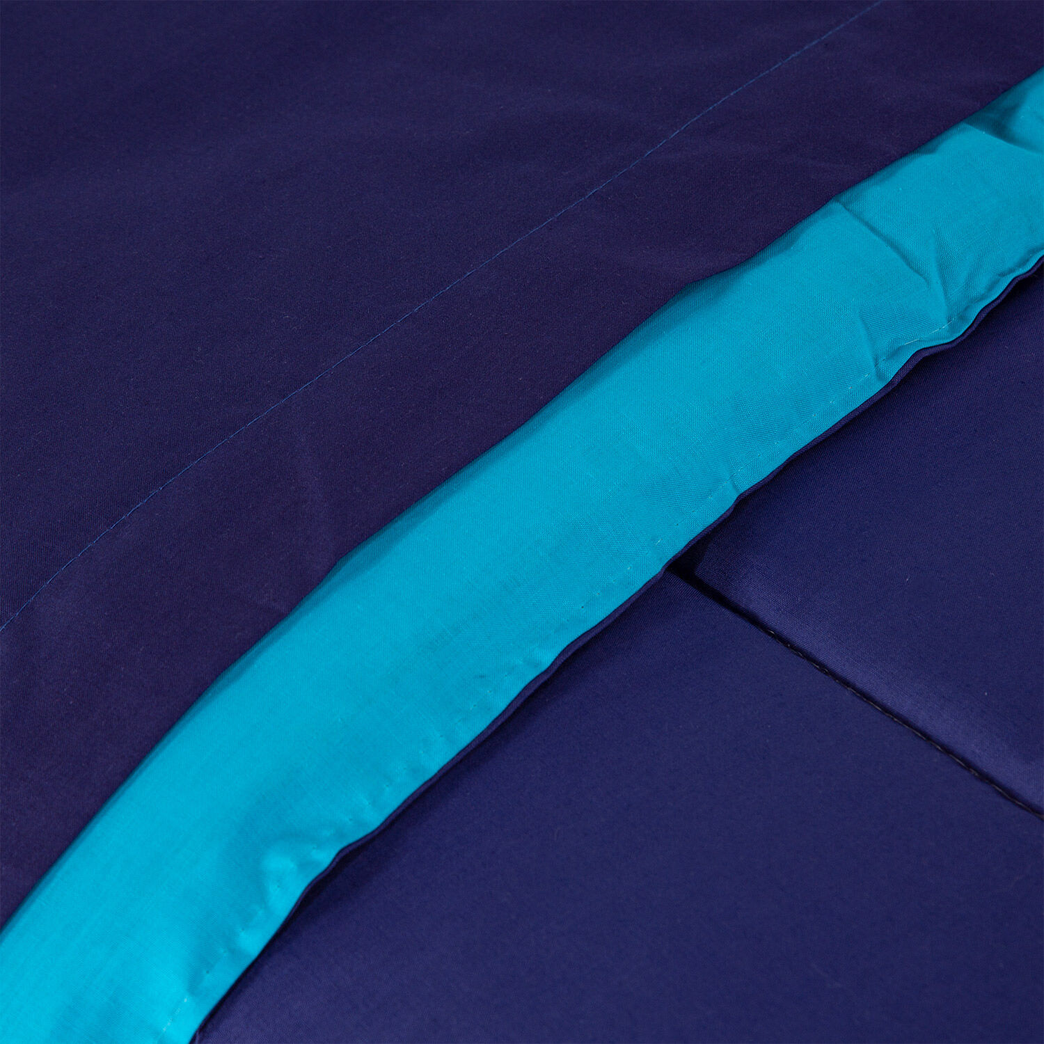 Plumon Bicolor Azul Calipso Arthome 2 Plazas image number 2.0
