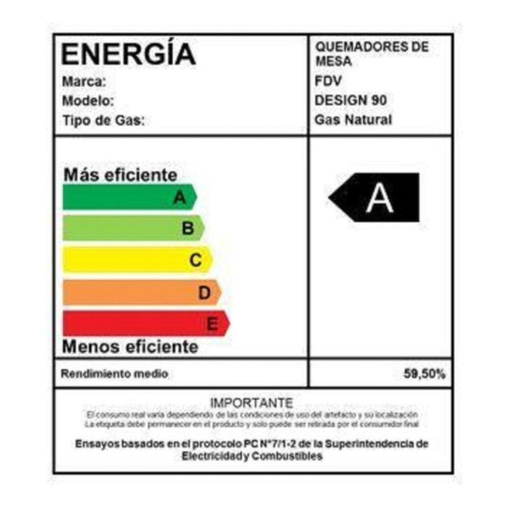 Encimera Gas Licuado Fdv Design 90 image number 12.0