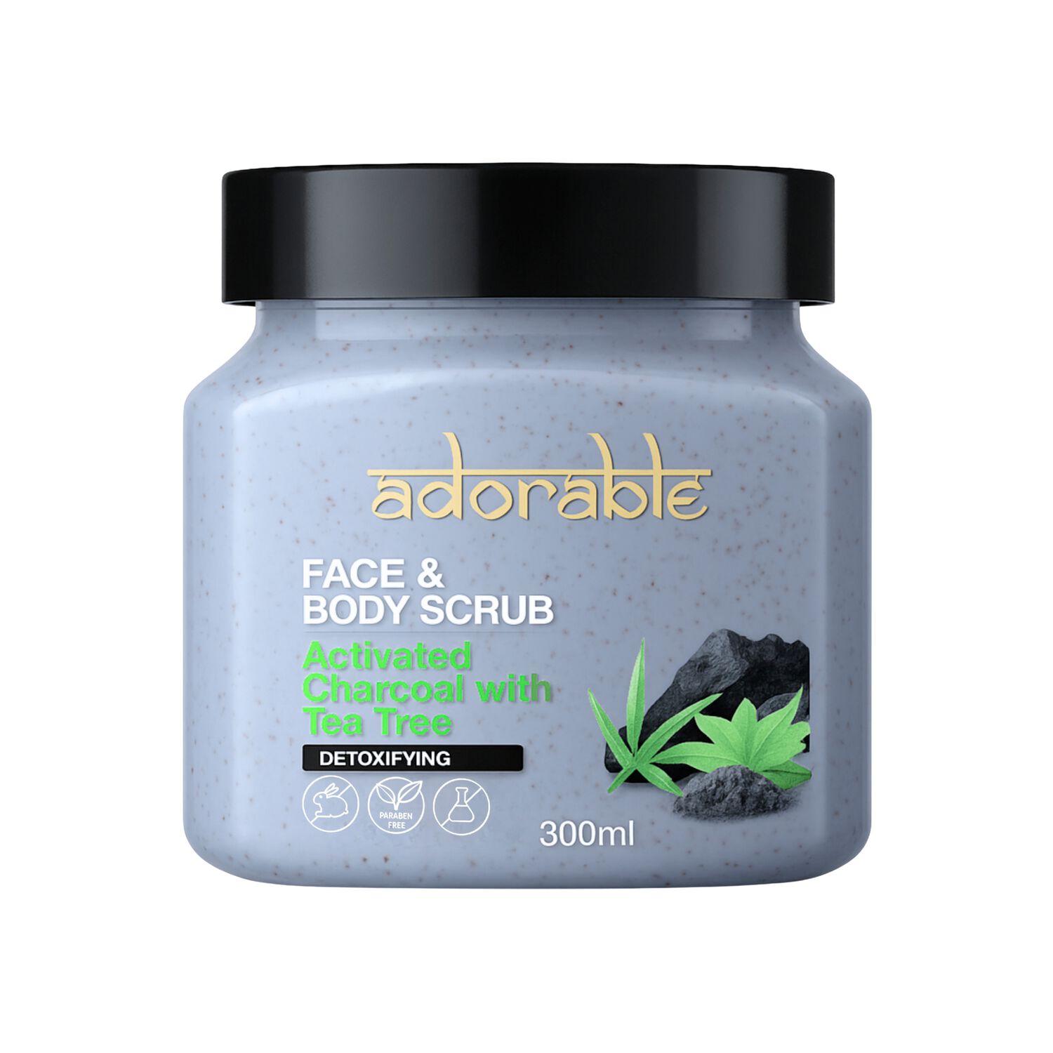Adorable Exfoliante Carb&oacute;n Activo & &Aacute;rbol De T&eacute; 300 Ml image number 0.0