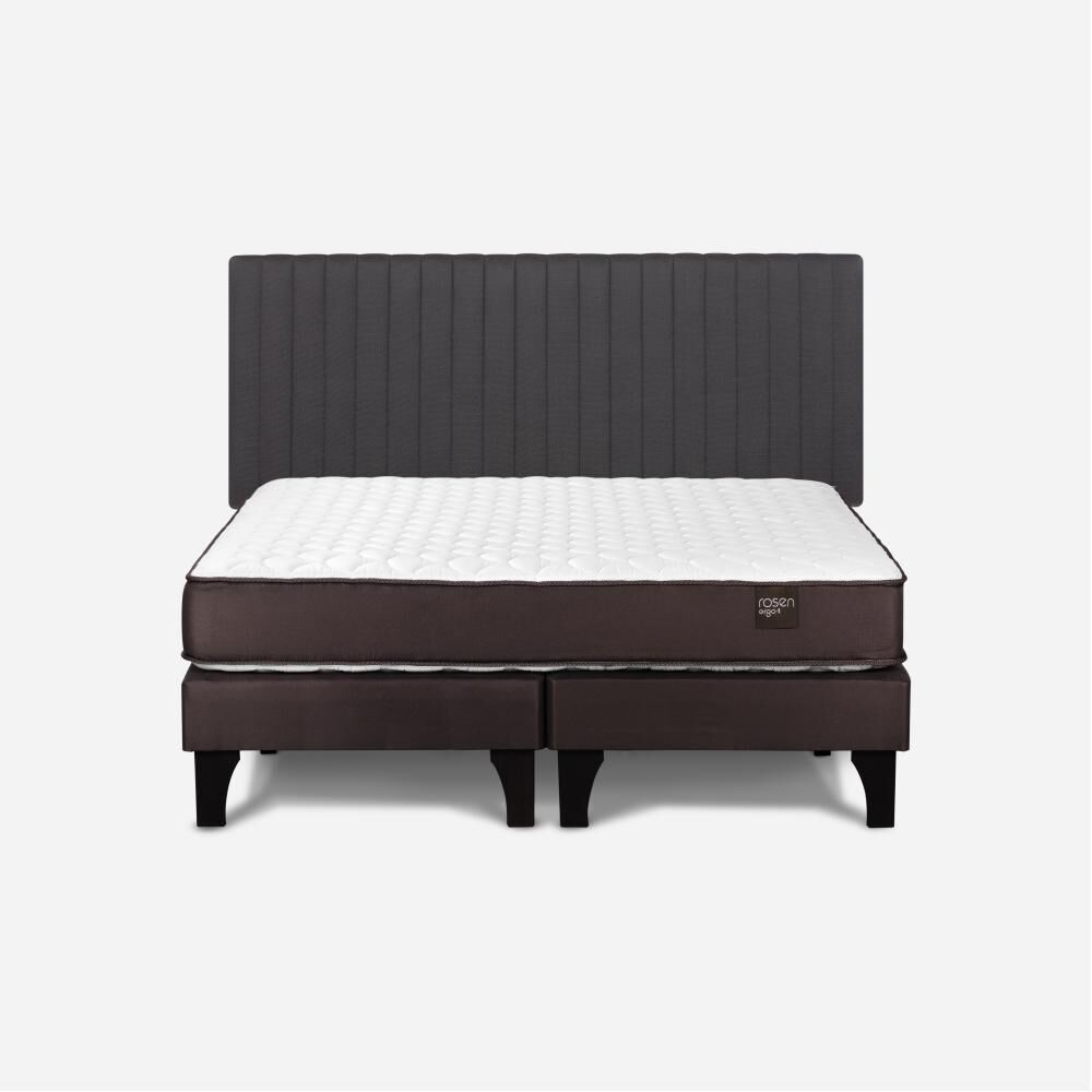 Cama Europea Rosen New Ergo T / 2 Plazas / Base Dividida + Respaldo image number 0.0
