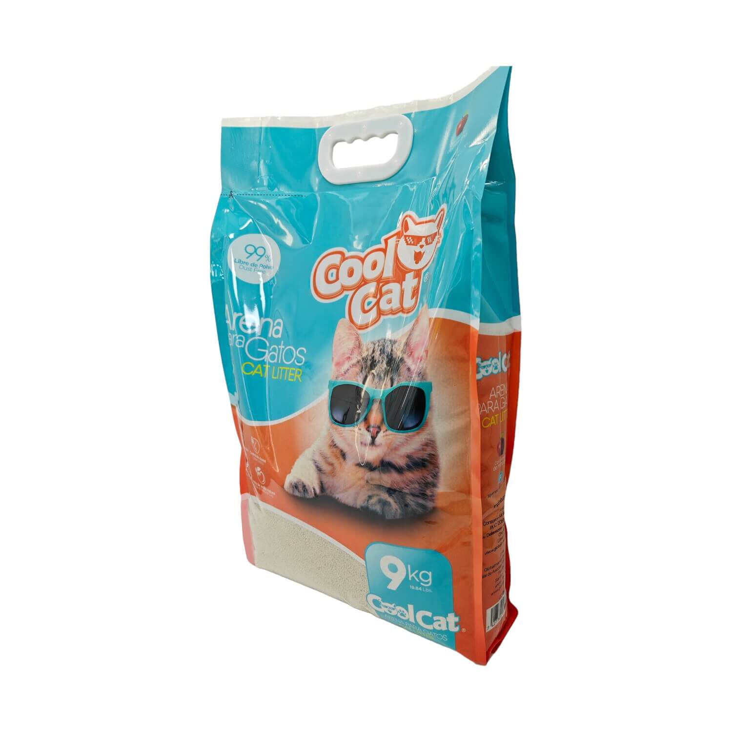 Arena Sanitaria Aglutinante Para Gato 9kg Cool Cat image number 1.0