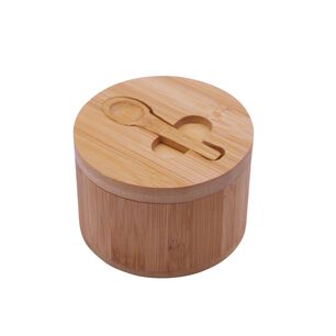 Azucarero De Bamboo Con Cuchara 12 Cm