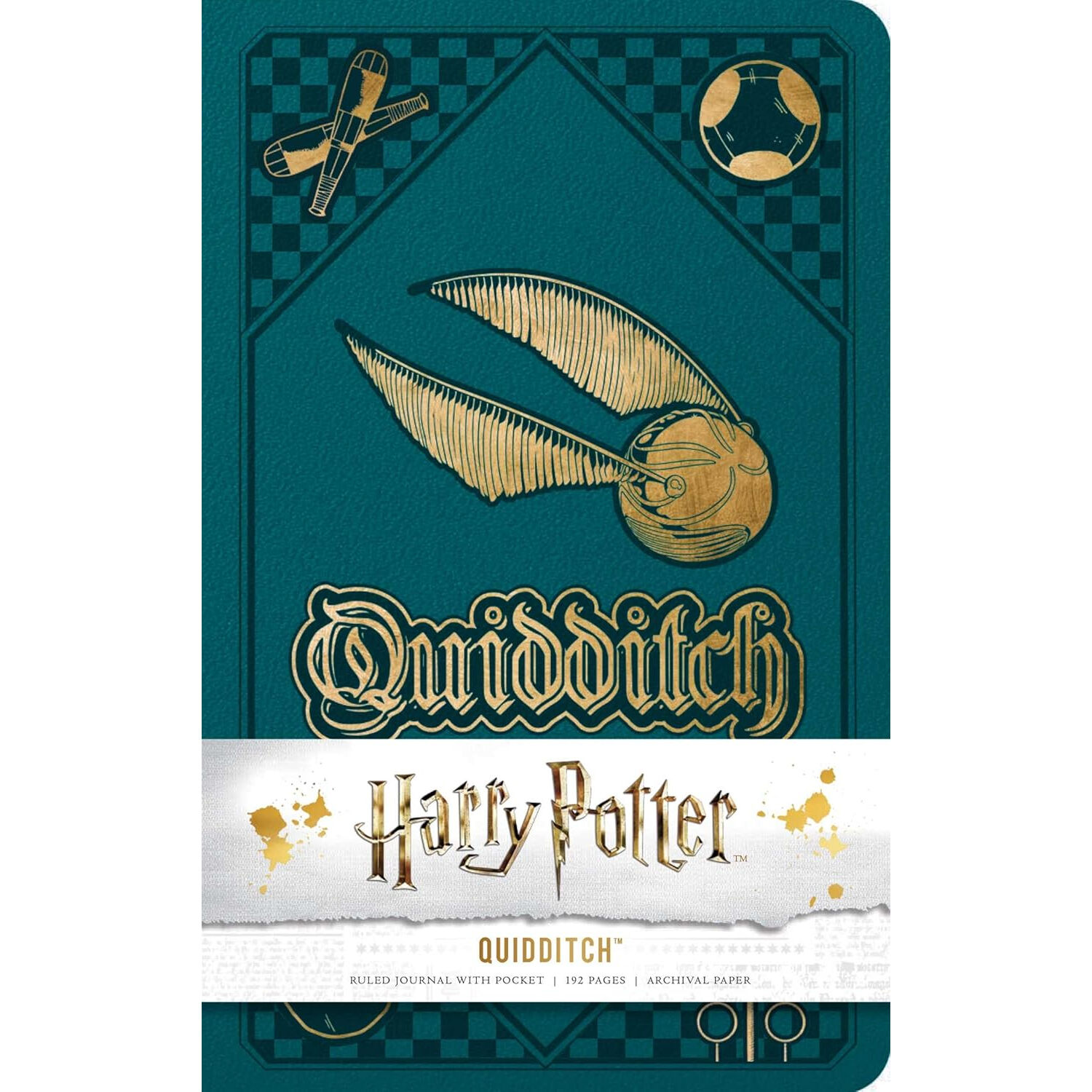 Harry Potter: Quidditch Libreta Tapa Dura Lujo Medium image number 0.0